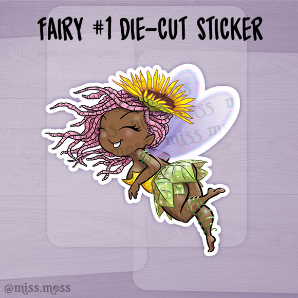 Fairy #1 Die Cut Waterproof Vinyl Sticker
