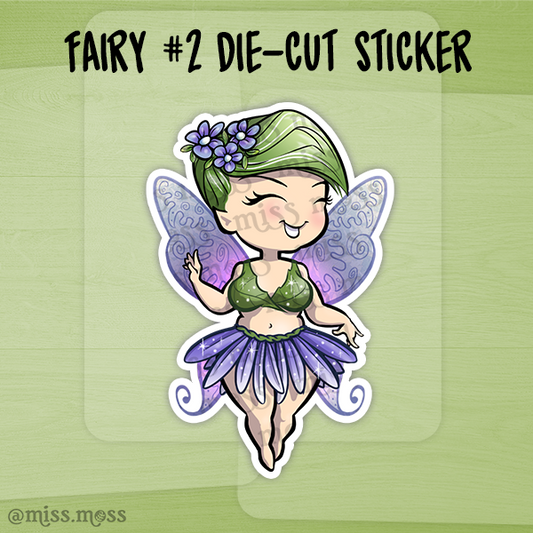 JUMBO Fairy #2 Waterproof Vinyl Sticker