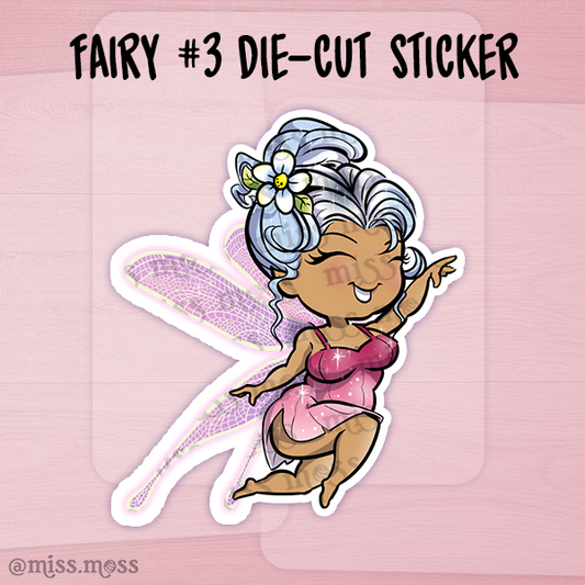 JUMBO Fairy #3 Waterproof Vinyl Sticker
