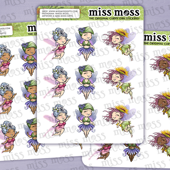 Fairy Pixies Vinyl Planner Stickers