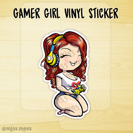 JUMBO Gamer Maryjane Vinyl Sticker