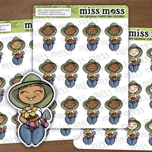 Gardening Plant Lover Stickers - Miss Moss Gifts