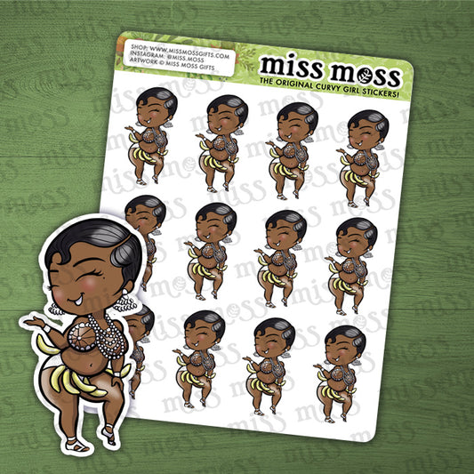 Josephine Baker Vinyl Planner Stickers