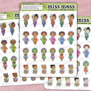 Mini Self Care Planner Stickers - Miss Moss Gifts