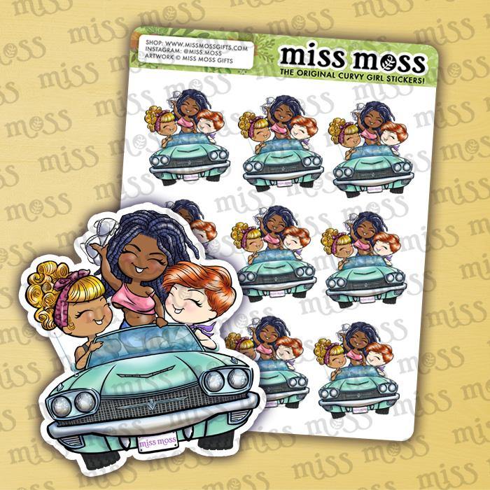 Road Trip Planner Stickers - Miss Moss Gifts
