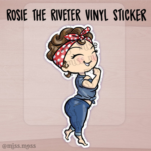 Rosie the Riveter Large Vinyl Sticker