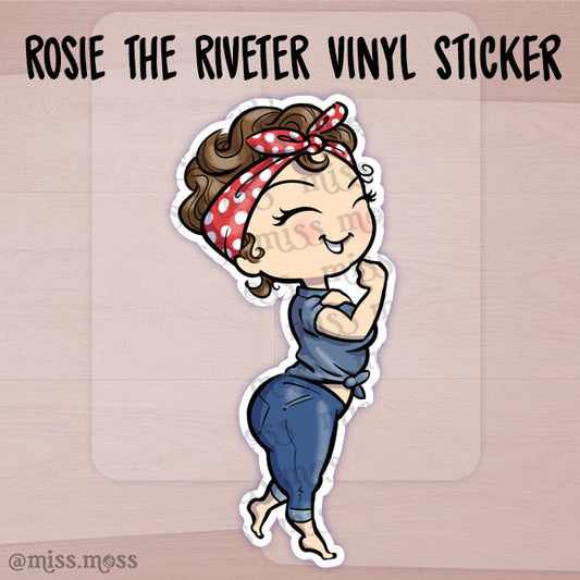 JUMBO Rosie the Riveter Vinyl Sticker