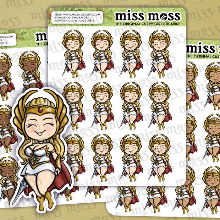 Shera Sticker She-Ra Superhero Vinyl Planner Stickers – Miss Moss Gifts
