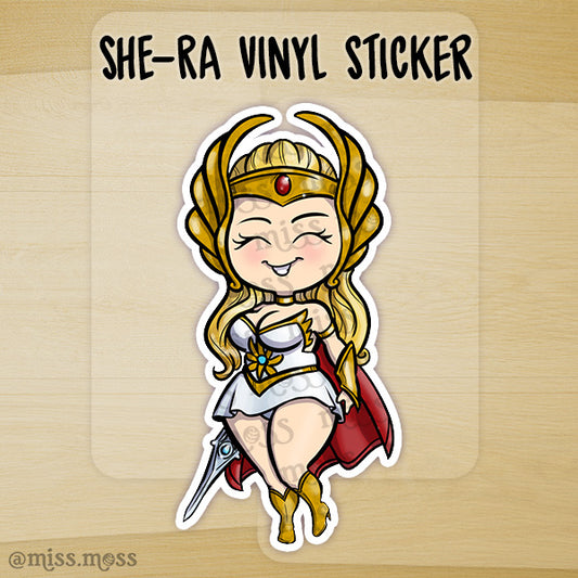 JUMBO She-Ra Vinyl Sticker