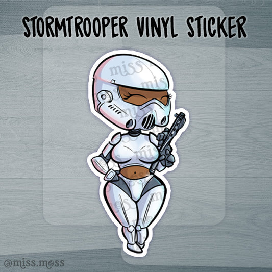JUMBO Stormtroopette Vinyl Sticker