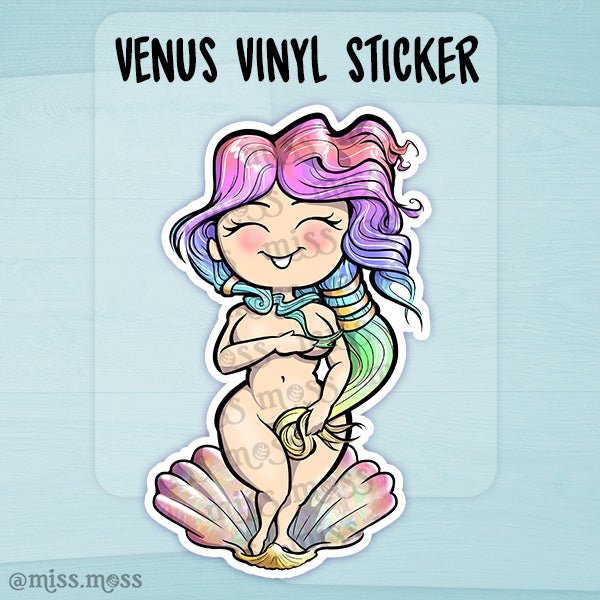 JUMBO Birth of Venus Waterproof Vinyl Sticker