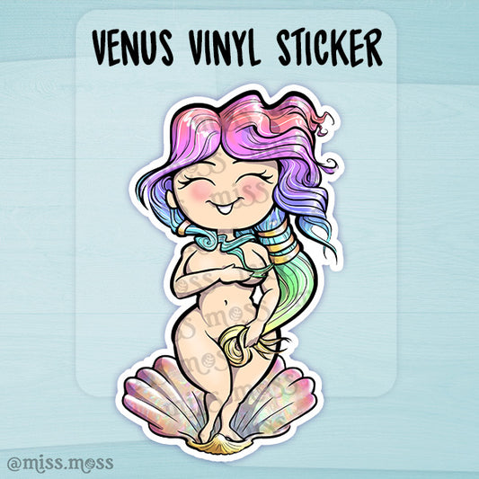 Birth of Venus Waterproof Vinyl Sticker