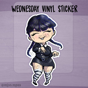 Wednesday Large Vinyl Sticker