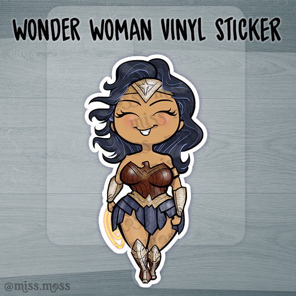 JUMBO Super Woman Wonder Vinyl Sticker